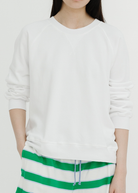 Xírena Marathon Sweatshirt in White | Shop Tula