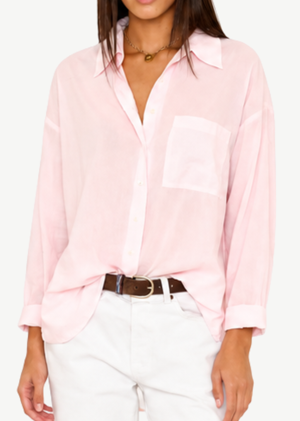 Xírena Sydney Shirt in Pale Rose | Shop Tula