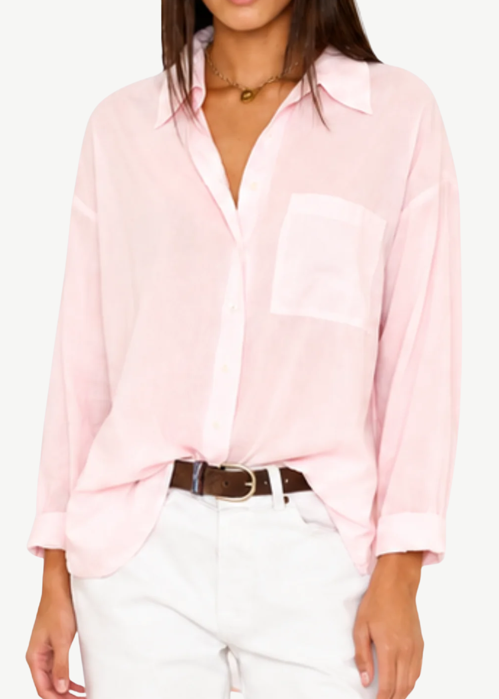 Xírena Sydney Shirt in Pale Rose | Shop Tula