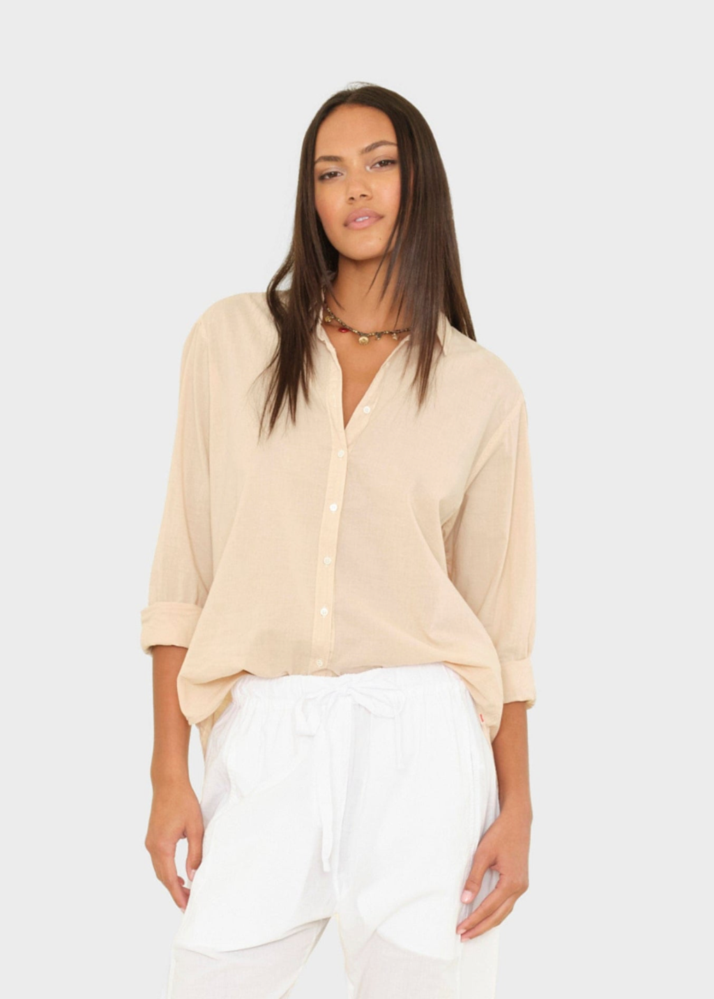 Xirena Beau Shirt in Parchment | Shop Tula