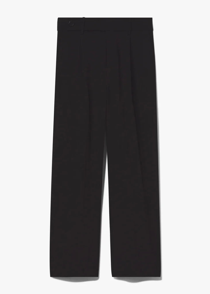 Proenza Schouler Drapey Wide Leg Pant in Black | Tula's Online Boutique