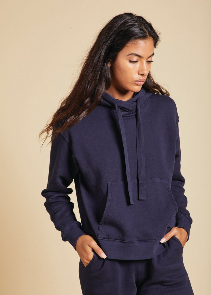 Velvet Ojai Sweatshirt in Navy | Tula's Online Boutique