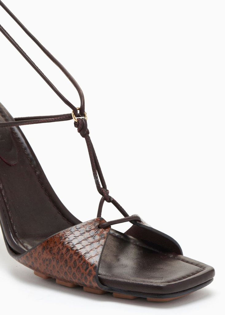 Ulla Johnson Nicolette Lace-Up High Heel | Tula's Online Boutique