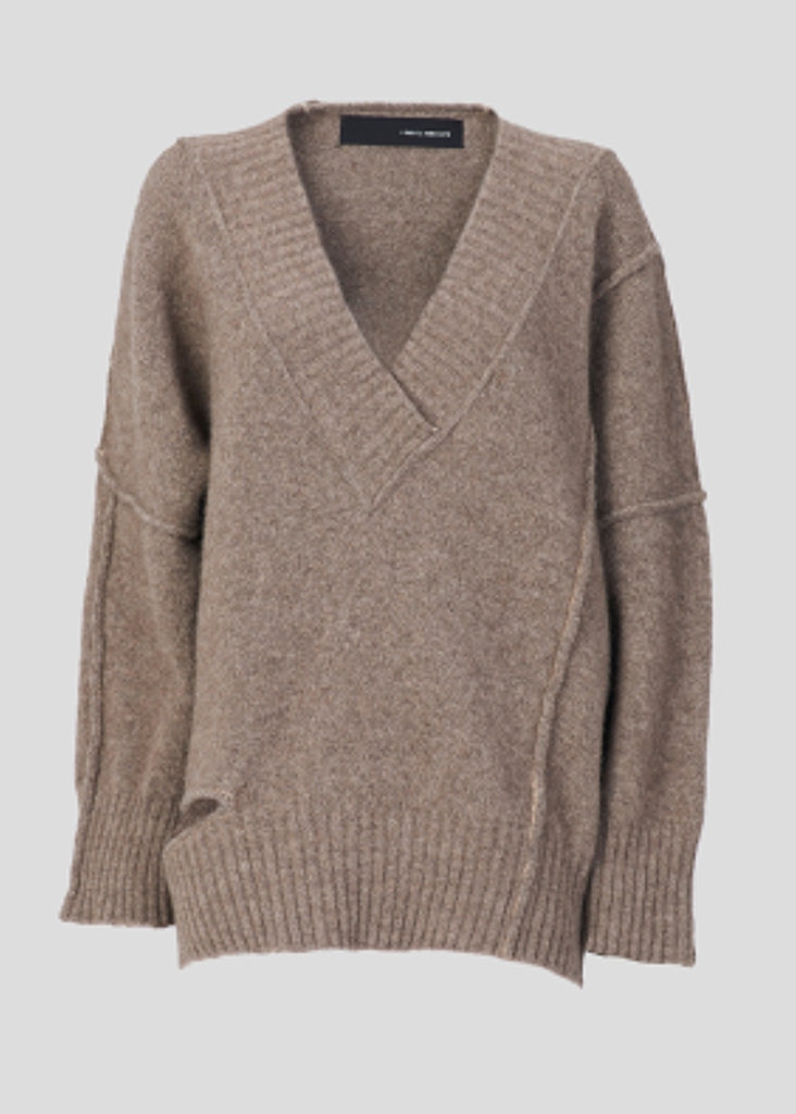 Isabel Benenato Yak V-Neck Sweater | Tula Online Boutique
