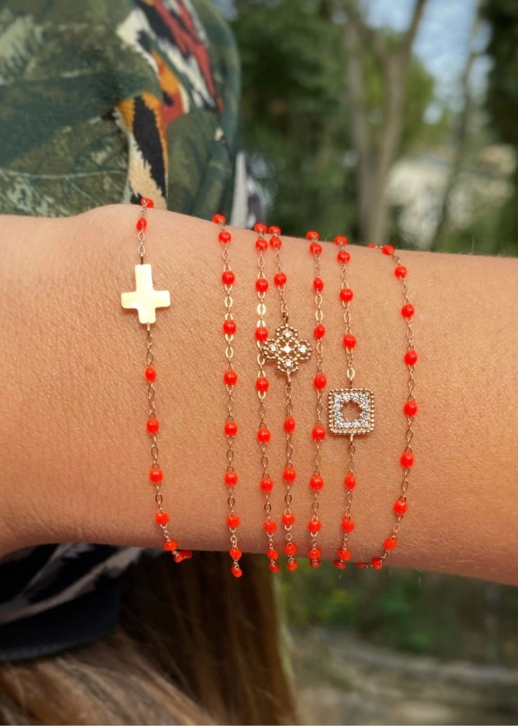 Gigi Clozeau Classic Gigi Bracelet Coral | Shop Tula