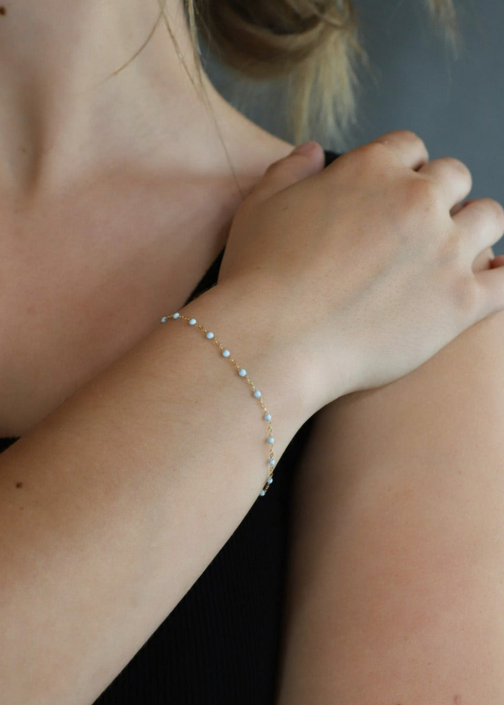 Gigi Clozeau Classic Gigi Bracelet in Baby Blue | Shop Tula