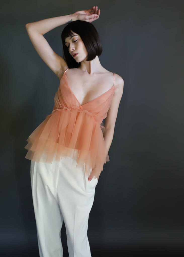 Forte Forte Tulle Flounce Top Styled | Tula's Online Boutique