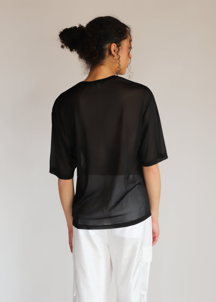 Tibi Sheer Gauze T-Shirt| Tula's Online Boutique