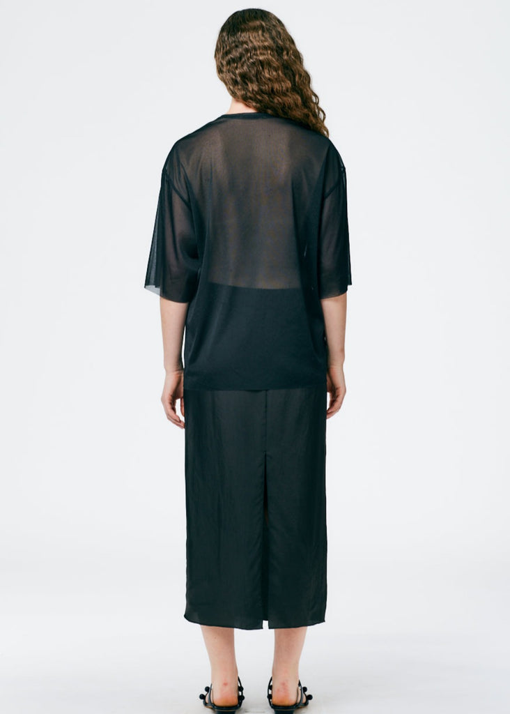 Tibi Sheer Gauze T-Shirt| Tula's Online Boutique