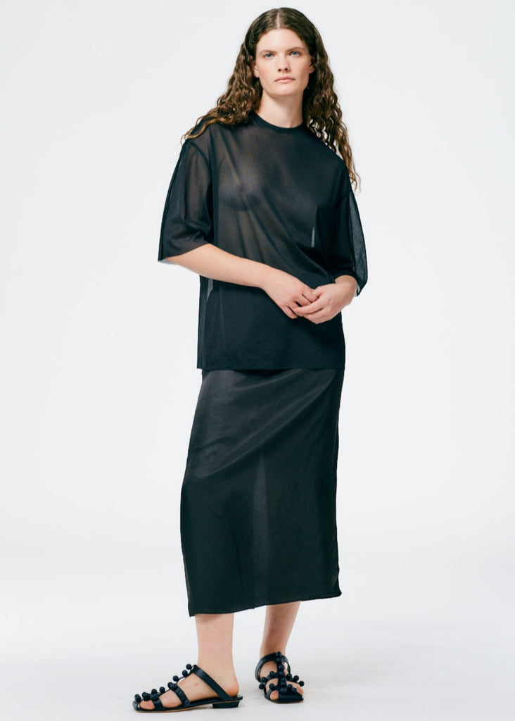 Tibi Sheer Gauze T-Shirt| Tula's Online Boutique