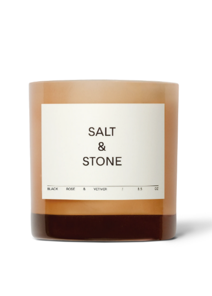 Salt & Stone Black Rose & Vetiver Candle | Tula's Online Boutique