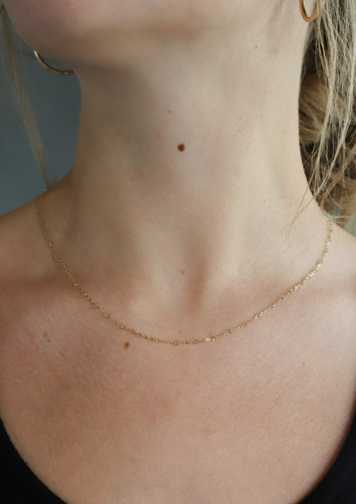 Gigi Clozeau Classic Necklace in Sparkle | Tula's Online Boutique